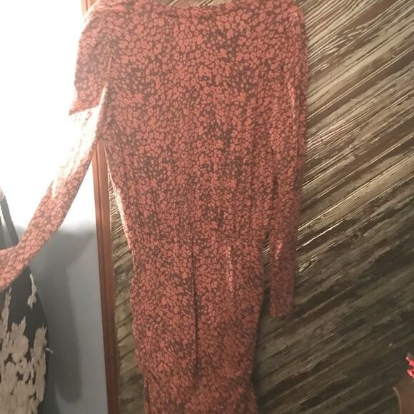 Sundry rose color leopard print dress NWT - Picture 4 of 5